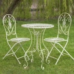 Antique Cream 'Dorneywood' Bistro Set