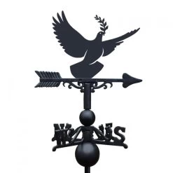 Weathervane Dove Of Peace -Garden Supply Discount Store ukbic062 dove of peace weathervane white bg