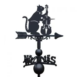 Cat & Fiddle Nursery Rhyme Weathervane 10 Cat & Fiddle Nursery Rhyme Weathervane -Garden Supply Discount Store ukbic078 cat fiddle weathervane white bg