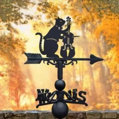 Cat & Fiddle Nursery Rhyme Weathervane 12 Cat & Fiddle Nursery Rhyme Weathervane -Garden Supply Discount Store ukbic078 cat fiddle weathervane bcmw 3