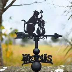 Cat & Fiddle Nursery Rhyme Weathervane 11 Cat & Fiddle Nursery Rhyme Weathervane -Garden Supply Discount Store ukbic078 cat fiddle weathervane bcmw 4