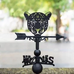 Leopard Face Weathervane