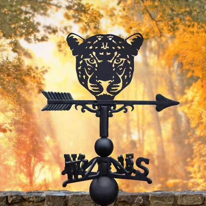 Leopard Face Weathervane 6 Leopard Face Weathervane - Image 4