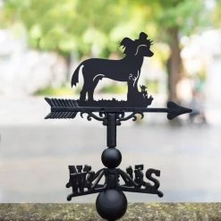 'Chinese Crested' Dog Weathervane