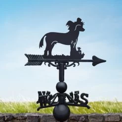 'Chinese Crested' Dog Weathervane -Garden Supply Discount Store ukbic216 chinese crested weathervane bcmw 3
