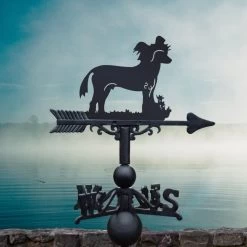 'Chinese Crested' Dog Weathervane -Garden Supply Discount Store ukbic216 chinese crested weathervane bcmw 4