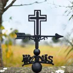Cross Weathervane -Garden Supply Discount Store ukbic264 cross weathervane bcmw 1