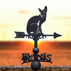 Sphynx Cat Weathervane