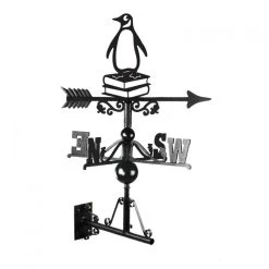 Penguin On Books Weathervane -Garden Supply Discount Store ukbic378 penguin on books weathervane 4
