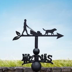 Mowing The Lawn With 'Labrador' Weathervane