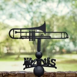 Trombone Weathervane -Garden Supply Discount Store ukbic462 trombone weathervane bic 2