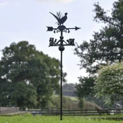 Pheasant Free Standing Weathervane -Garden Supply Discount Store ukbicf038 freestanding phesant weathervane 1