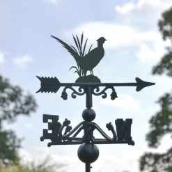 Pheasant Free Standing Weathervane -Garden Supply Discount Store ukbicf038 freestanding phesant weathervane 6