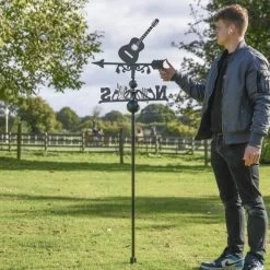 Guitar Free Standing Weathervane 12 Guitar Free Standing Weathervane -Garden Supply Discount Store ukbicf050 freestanding guitar weathervane 2