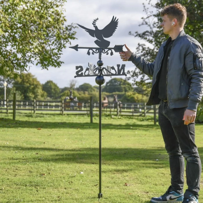 Dove Of Peace Free Standing Weathervane 5 Dove Of Peace Free Standing Weathervane - Image 3