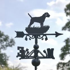 Border Terrier Free Standing Weathervane -Garden Supply Discount Store ukbicf161 freestanding border terrier 6