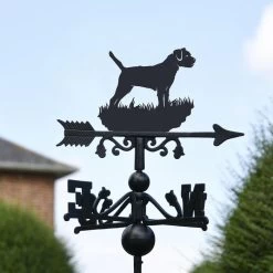 Border Terrier Free Standing Weathervane -Garden Supply Discount Store ukbicf161 freestanding border terrier 7