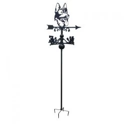 German Shepherd Face Free Standing Weathervane -Garden Supply Discount Store ukbicf360 freestanding german shepherd face weathervane 1