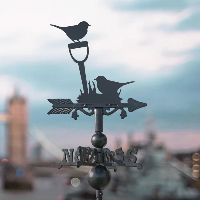 Pair Of Robins Miniature Weathervane 10 Pair Of Robins Miniature Weathervane - Image 8