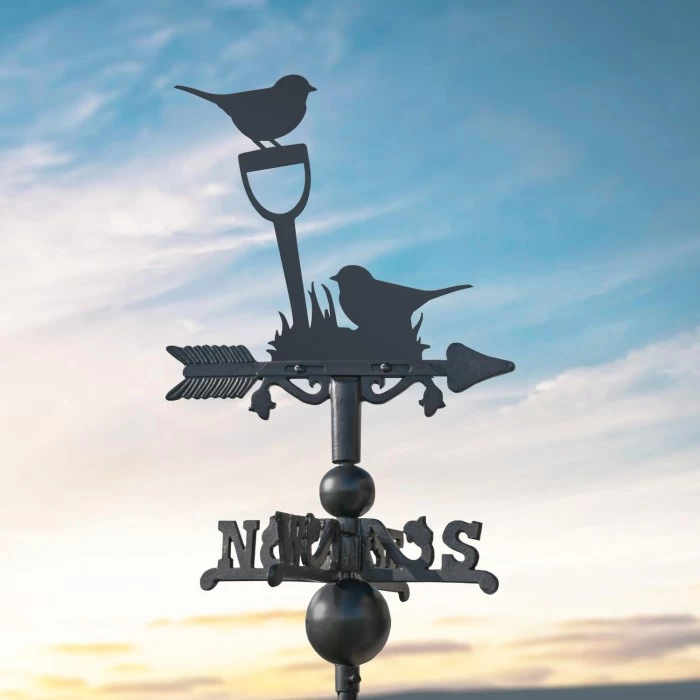 Pair Of Robins Miniature Weathervane 8 Pair Of Robins Miniature Weathervane - Image 6