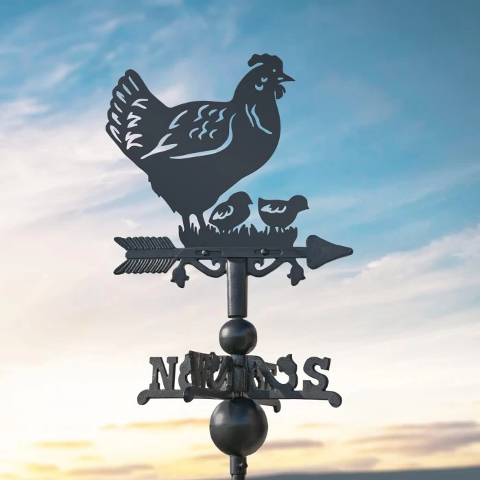 Hen And Chicks Miniature Weathervane 7 Hen And Chicks Miniature Weathervane - Image 5