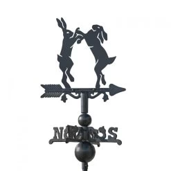 Boxing Hares Miniature Weathervane -Garden Supply Discount Store ukbicm330 miniature boxing hares weathervane 2