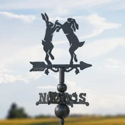 Boxing Hares Miniature Weathervane -Garden Supply Discount Store ukbicm330 miniature boxing hares weathervane 6