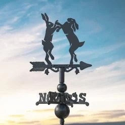 Boxing Hares Miniature Weathervane -Garden Supply Discount Store ukbicm330 miniature boxing hares weathervane 8