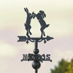Boxing Hares Miniature Weathervane -Garden Supply Discount Store ukbicm330 miniature boxing hares weathervane 9