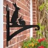 Rabbit Hanging Iron Basket Bracket -Garden Supply Discount Store ukbra022 rabbit hanging basket bracket bcmw 1