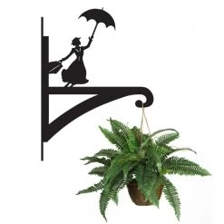 Mary Poppins Iron Hanging Basket Bracket -Garden Supply Discount Store ukbra026 mary poppins hanging basket bracket 2 2