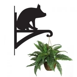 Pig Iron Hanging Basket Bracket -Garden Supply Discount Store ukbra031 pig hanging basket bracket 2 3