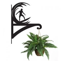 Surfer Iron Hanging Basket Bracket 11 Surfer Iron Hanging Basket Bracket -Garden Supply Discount Store ukbra044 surfing hanging basket bracket 2 2