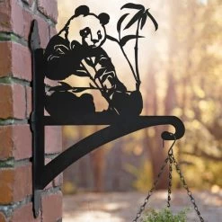 Panda Iron Hanging Basket Bracket