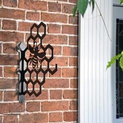 Honeycomb Bee Iron Hanging Basket Bracket -Garden Supply Discount Store ukbra405 8