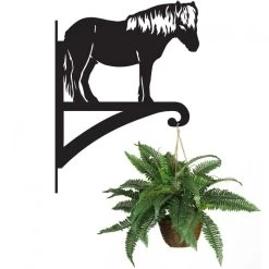 Shetland Pony Iron Hanging Basket Bracket -Garden Supply Discount Store ukbra420 shetland pony hanging basket bracket 2 2