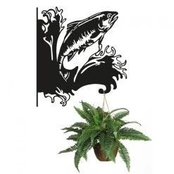 Freshwater Salmon Hanging Basket Bracket -Garden Supply Discount Store ukbra455 freshwater salmon hanging basket bracket 1