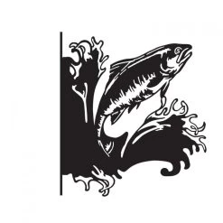 Freshwater Salmon Hanging Basket Bracket -Garden Supply Discount Store ukbra455 freshwater salmon hanging basket bracket 2