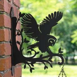 Barn Owl Hanging Basket Bracket -Garden Supply Discount Store ukbra480 barn owl hanging basket bracket bcmw 2