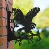 Barn Owl Hanging Basket Bracket -Garden Supply Discount Store ukbra480 barn owl hanging basket bracket bcmw 3