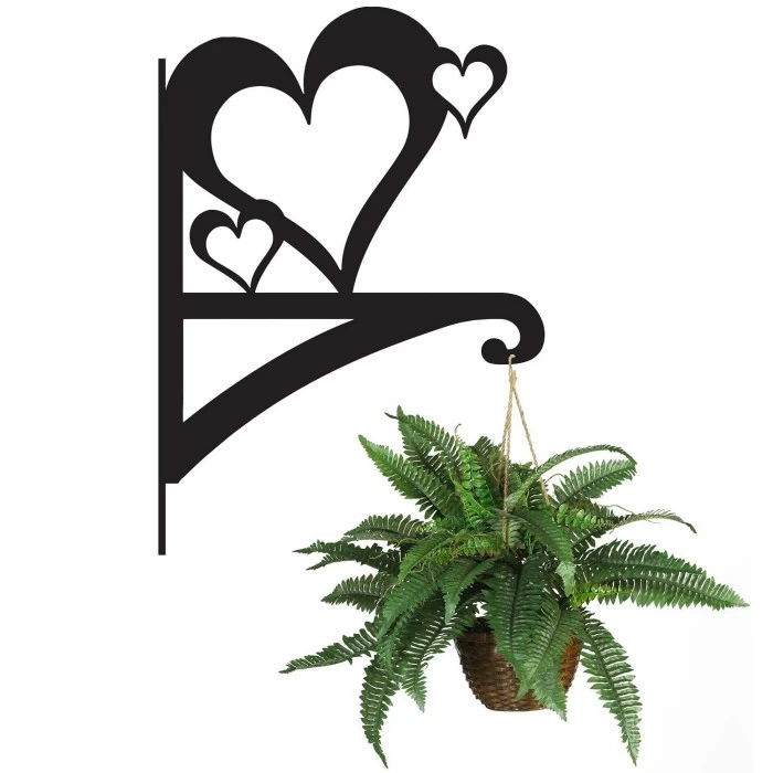 Love Heart Iron Hanging Basket Bracket 8 Love Heart Iron Hanging Basket Bracket - Image 6