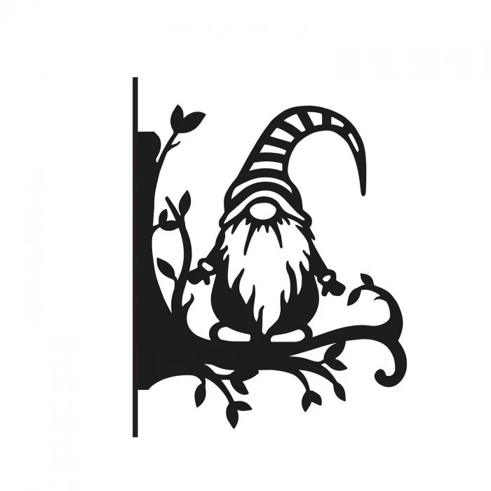 Gonk With Striped Hat Hanging Basket Bracket 7 Gonk With Striped Hat Hanging Basket Bracket - Image 5