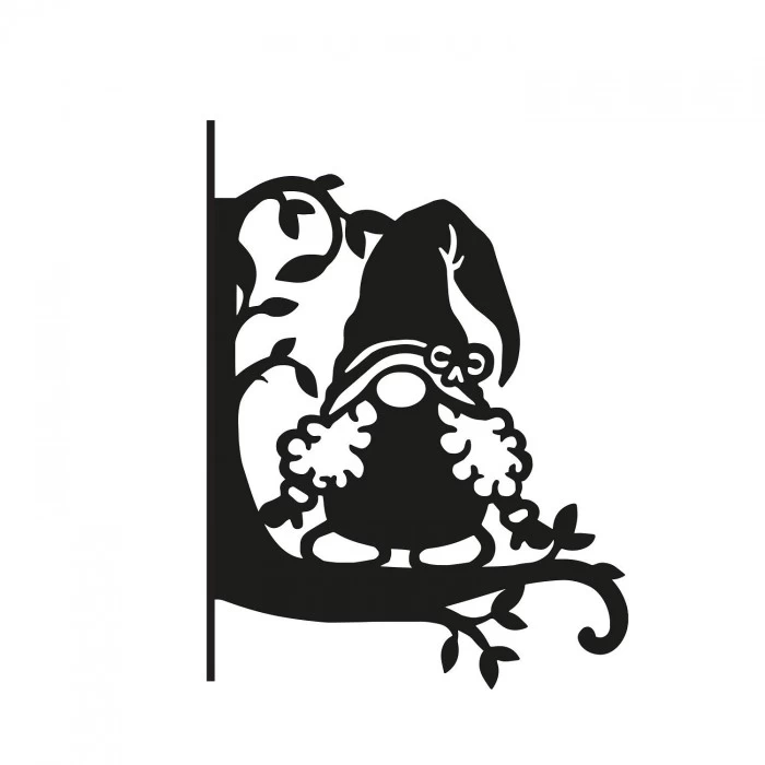 Gonk With Curly Hair Hanging Basket Bracket 7 Gonk With Curly Hair Hanging Basket Bracket - Image 5