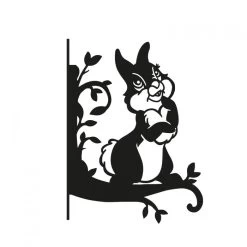 Cartoon Rabbit Hanging Basket Bracket -Garden Supply Discount Store ukbra666 cartoon rabbit hanging basket bracket 1