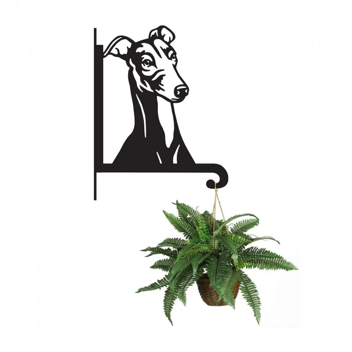 Steel Greyhound Head Hanging Basket Bracket 4 Steel Greyhound Head Hanging Basket Bracket - Image 2