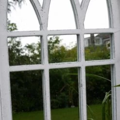 White Arched Garden Mirror - 122cm -Garden Supply Discount Store ukdi2173 5