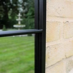 Black Wall Mounted Garden Mirror -Garden Supply Discount Store ukdi3298 1