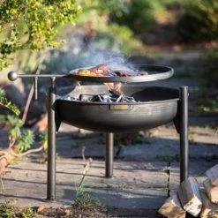 High Firepit With Swing Arm -Garden Supply Discount Store ukfp0014