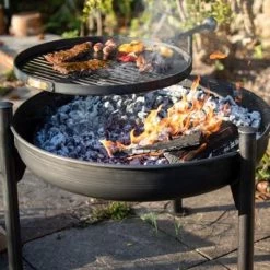 High Firepit With Swing Arm -Garden Supply Discount Store ukfp0014 3
