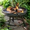 Classic Steel Fire Pit - 60cm -Garden Supply Discount Store ukfp0024